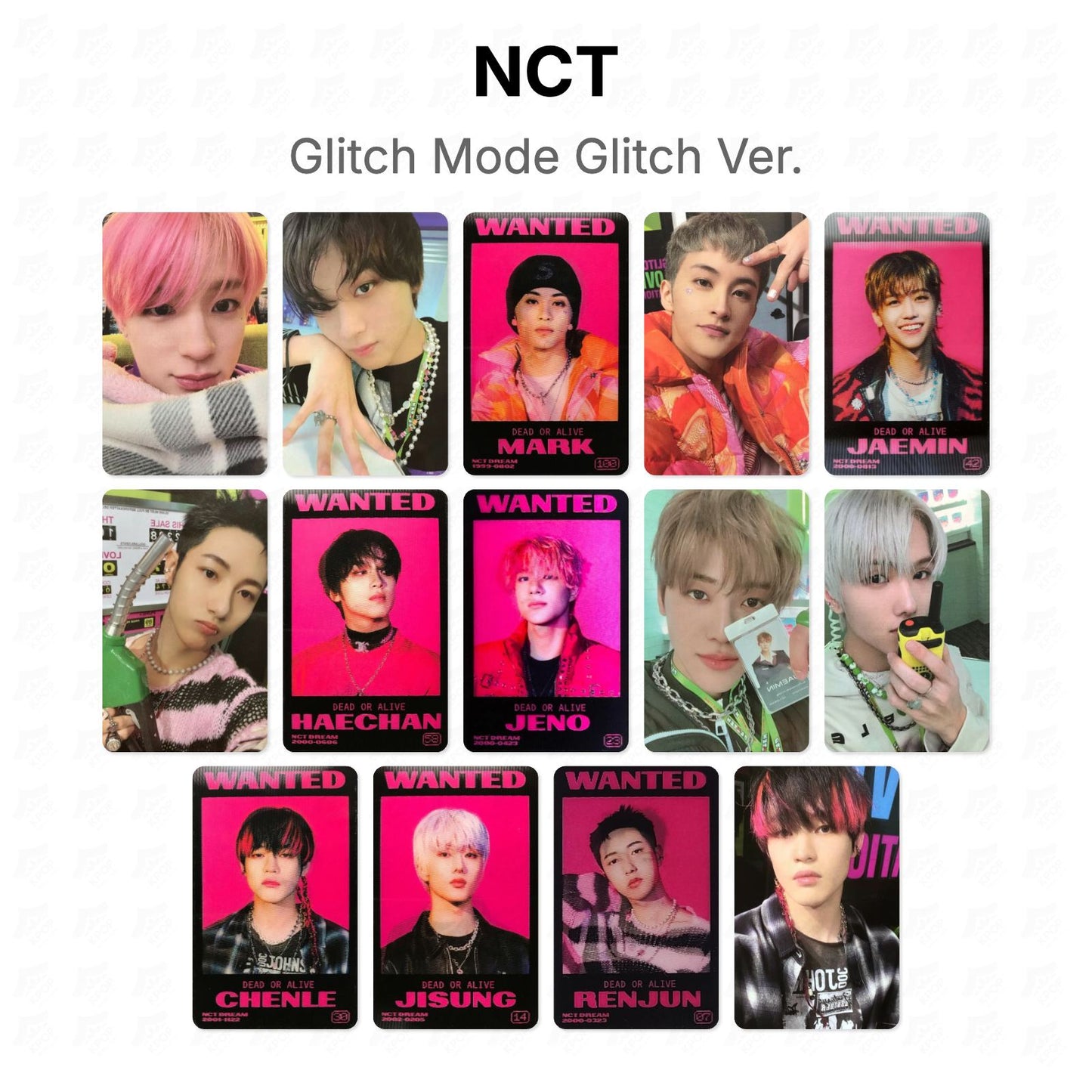 NCT Glitch Mode Glitch Ver. Official Photocard