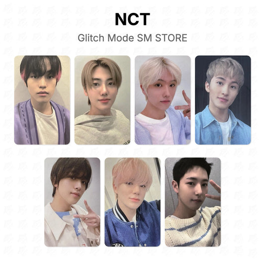 NCT Glitch Mode SM STORE Official Photocard