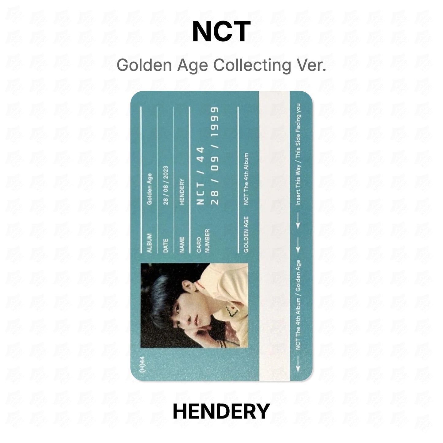 NCT Golden Age Collecting Ver. Official Photocard
