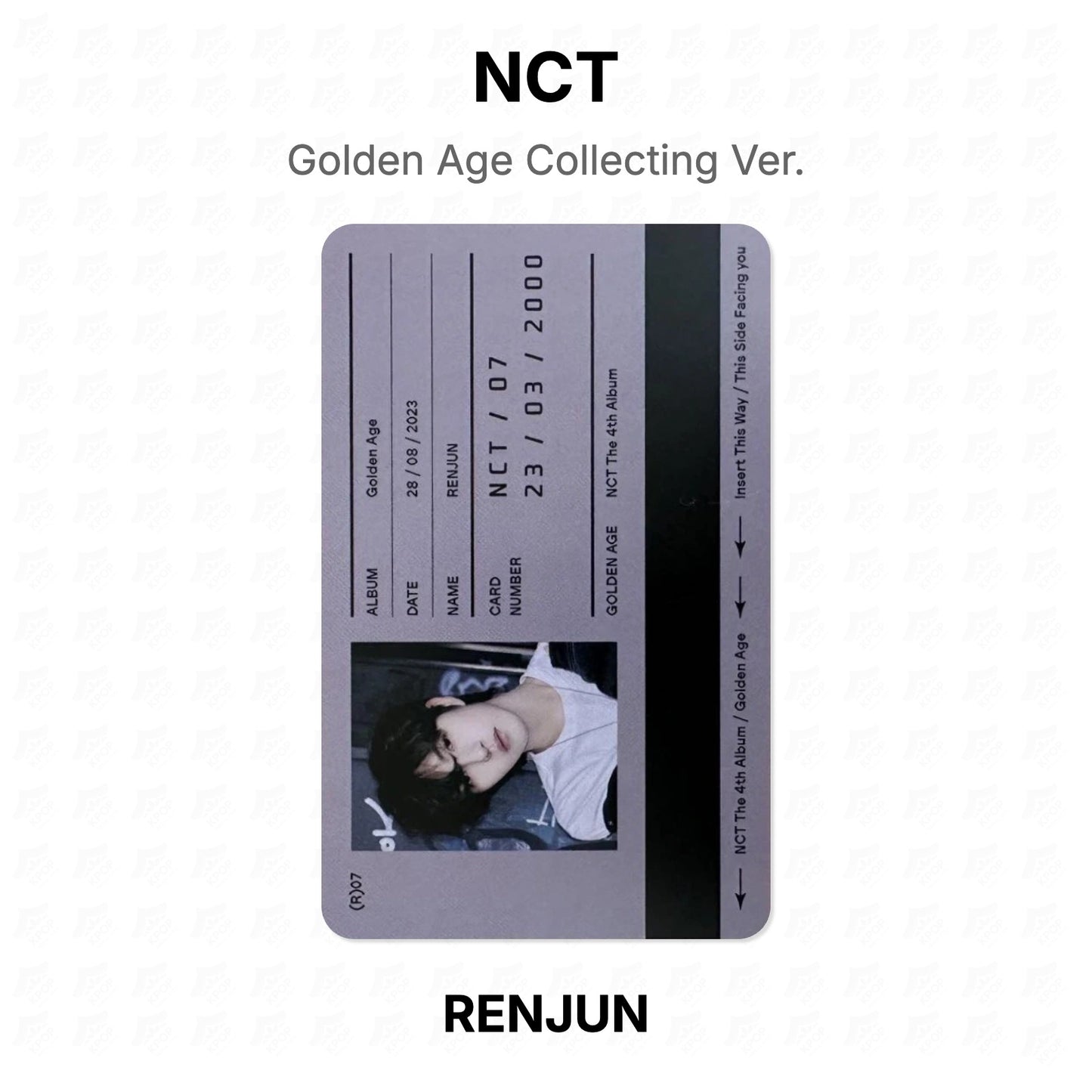 NCT Golden Age Collecting Ver. Official Photocard