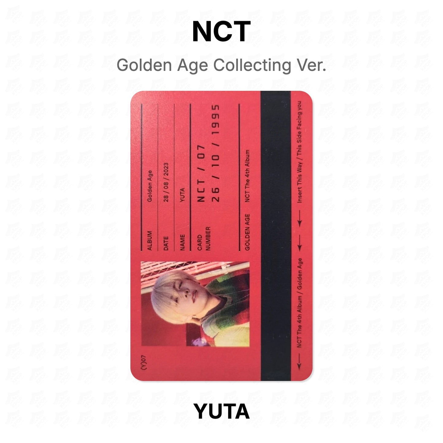 NCT Golden Age Collecting Ver. Official Photocard