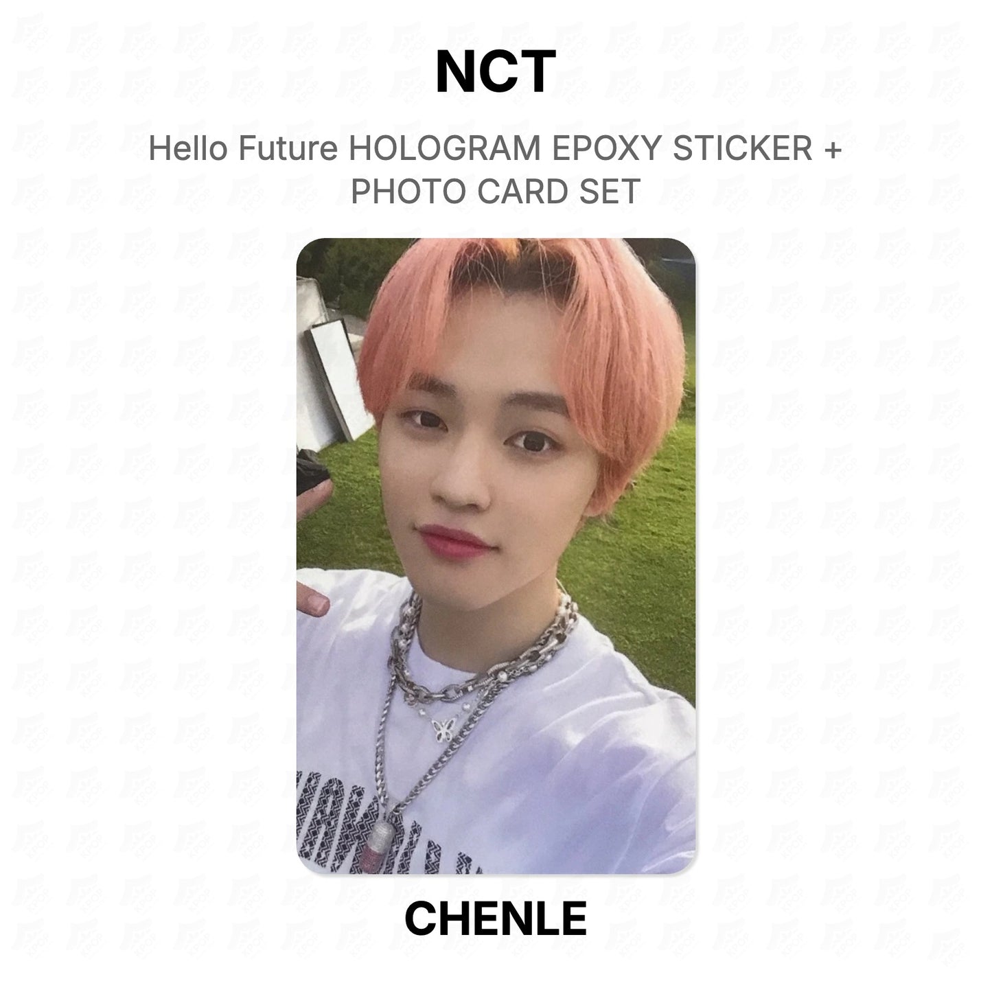 NCT Hello Future HOLOGRAM EPOXY STICKER + PHOTO CARD SET Official Photocard