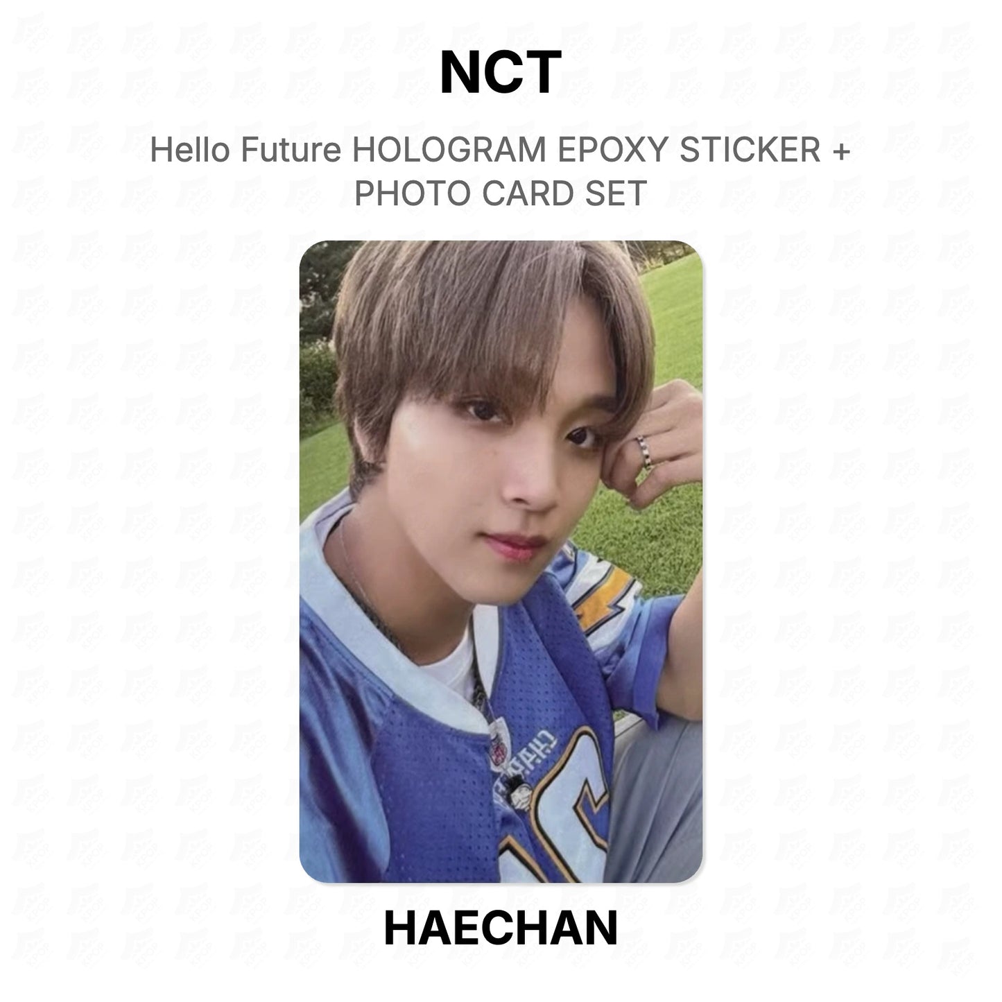 NCT Hello Future HOLOGRAM EPOXY STICKER + PHOTO CARD SET Official Photocard