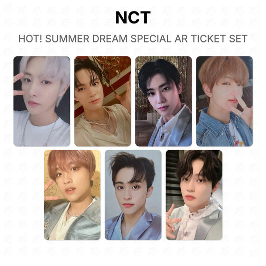 NCT HOT! SUMMER DREAM SPECIAL AR TICKET SET Official Photocard