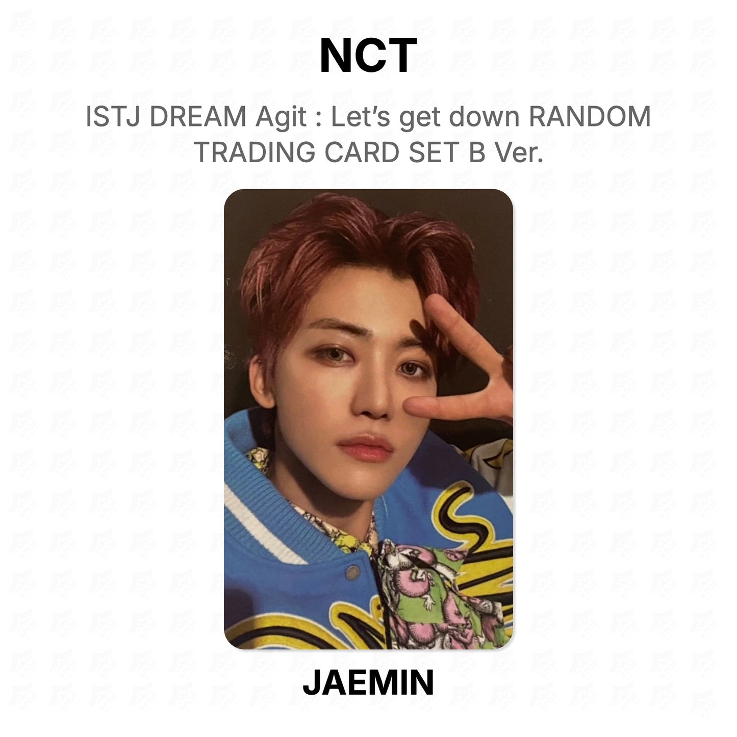 NCT ISTJ DREAM Agit : Let’s get down RANDOM TRADING CARD SET B Ver. Official Photocard