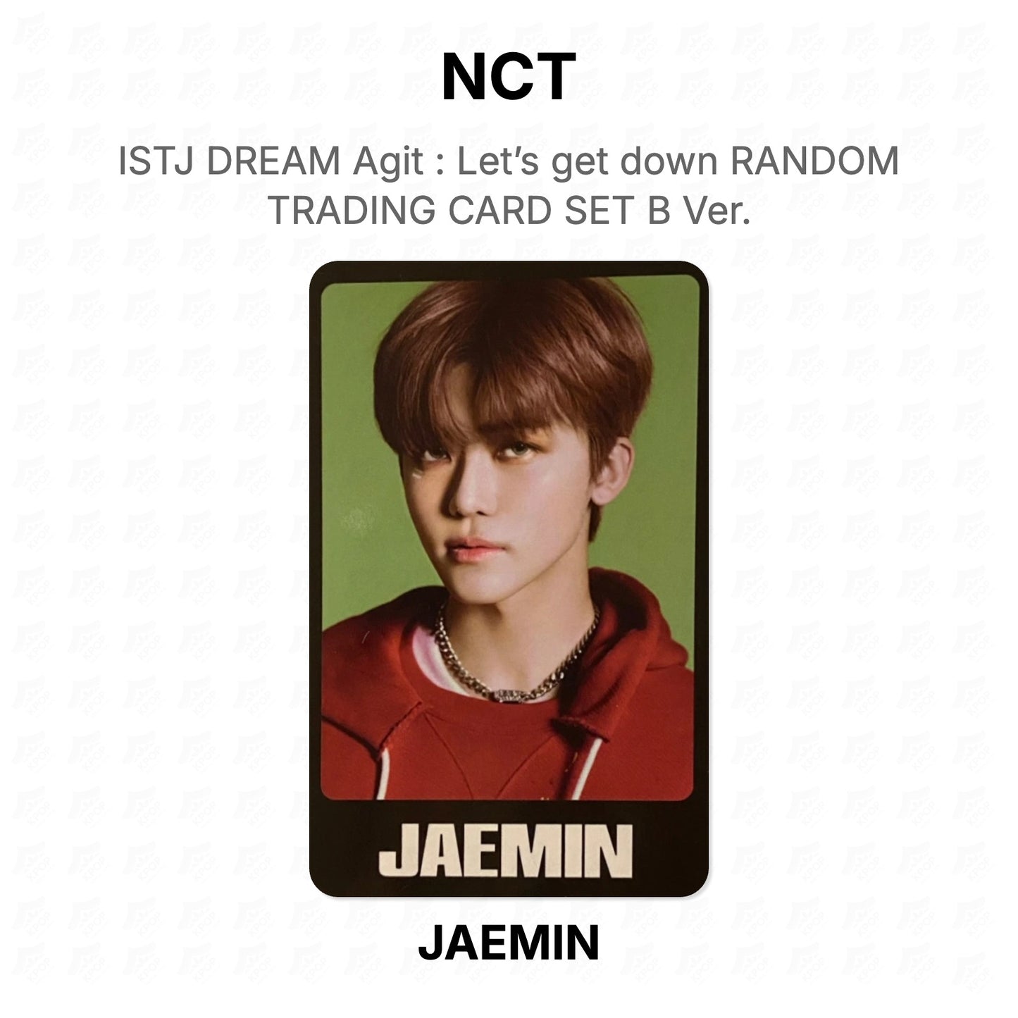 NCT ISTJ DREAM Agit : Let’s get down RANDOM TRADING CARD SET B Ver. Official Photocard