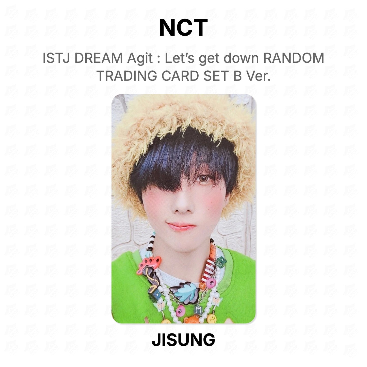 NCT ISTJ DREAM Agit : Let’s get down RANDOM TRADING CARD SET B Ver. Official Photocard