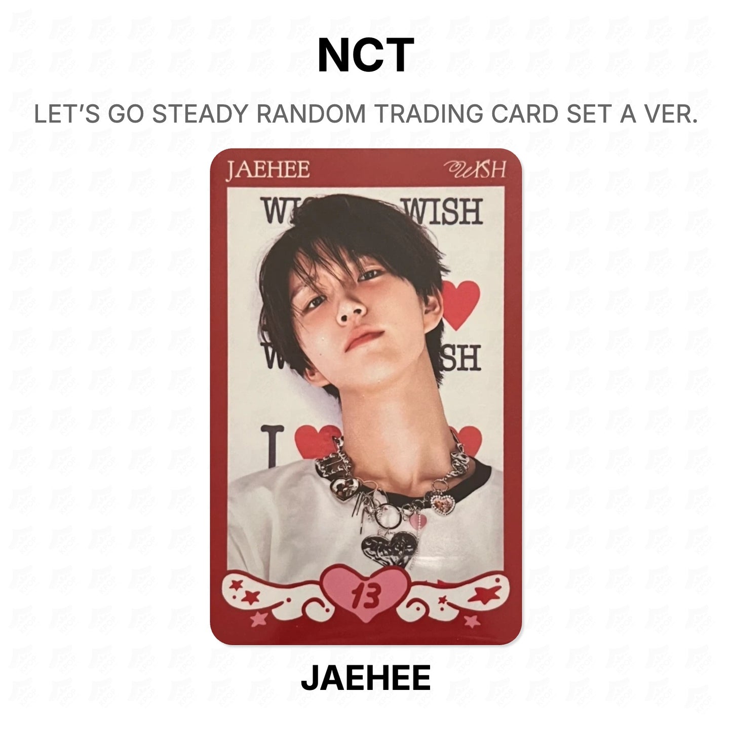 NCT LET’S GO STEADY RANDOM TRADING CARD SET A VER. Official Photocard