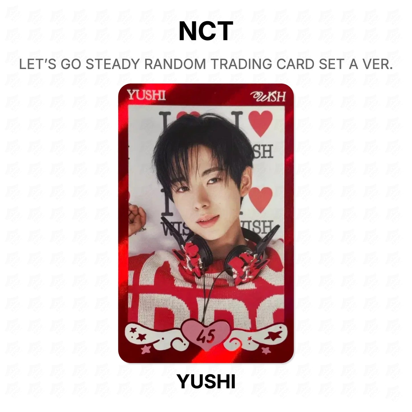 NCT LET’S GO STEADY RANDOM TRADING CARD SET A VER. Official Photocard