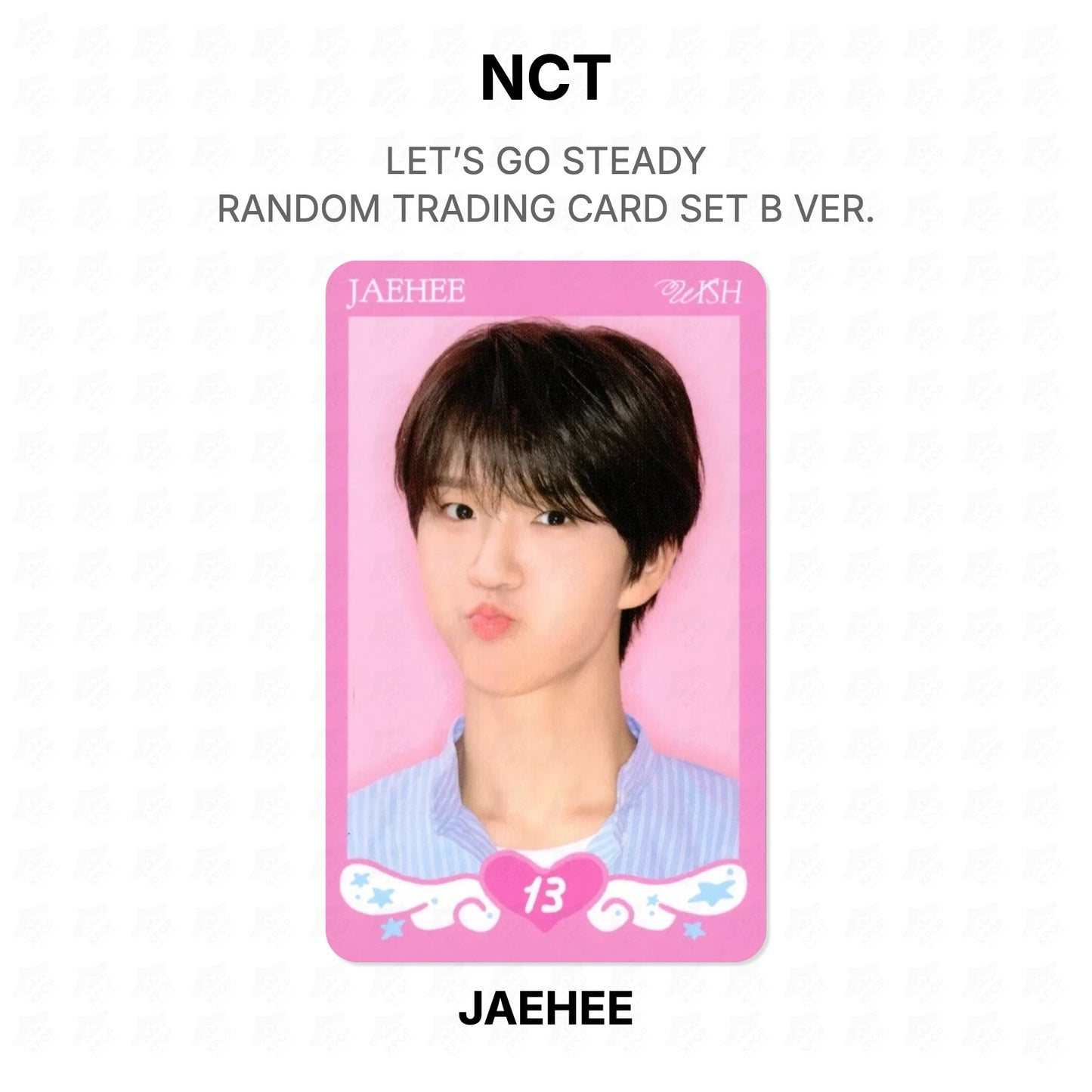 NCT LET’S GO STEADY RANDOM TRADING CARD SET B VER. Official Photocard