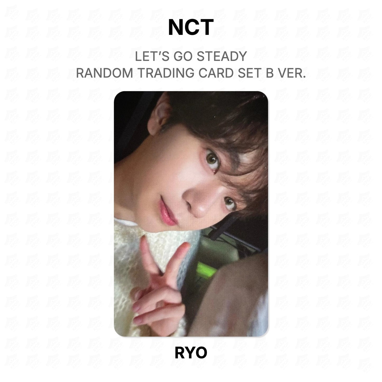 NCT LET’S GO STEADY RANDOM TRADING CARD SET B VER. Official Photocard