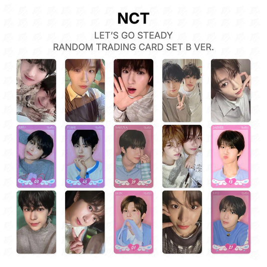 NCT LET’S GO STEADY RANDOM TRADING CARD SET B VER. Official Photocard