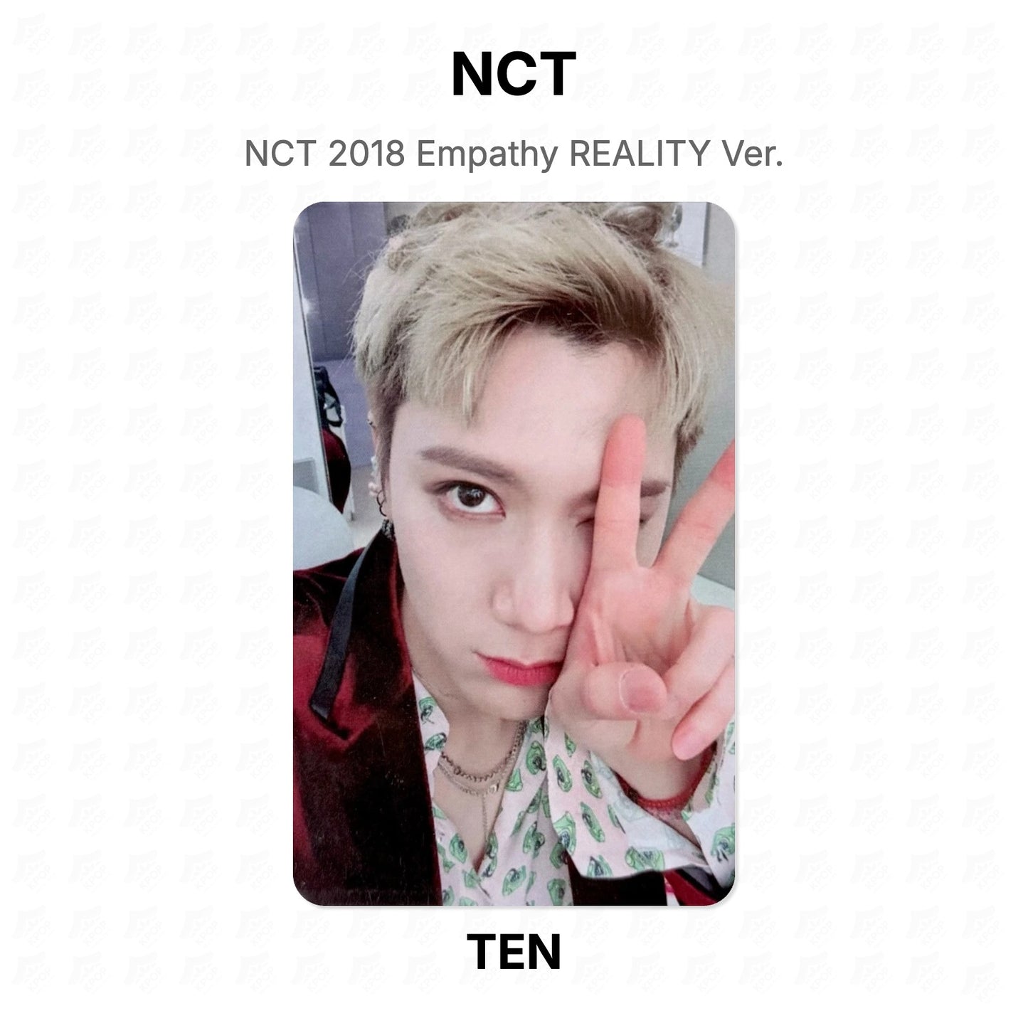 NCT 2018 Empathy REALITY Ver. Official Photocard