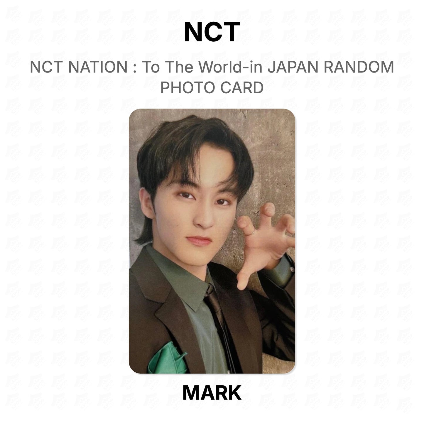 NCT NATION : To The World-in JAPAN RANDOM PHOTO CARD Official Photocard
