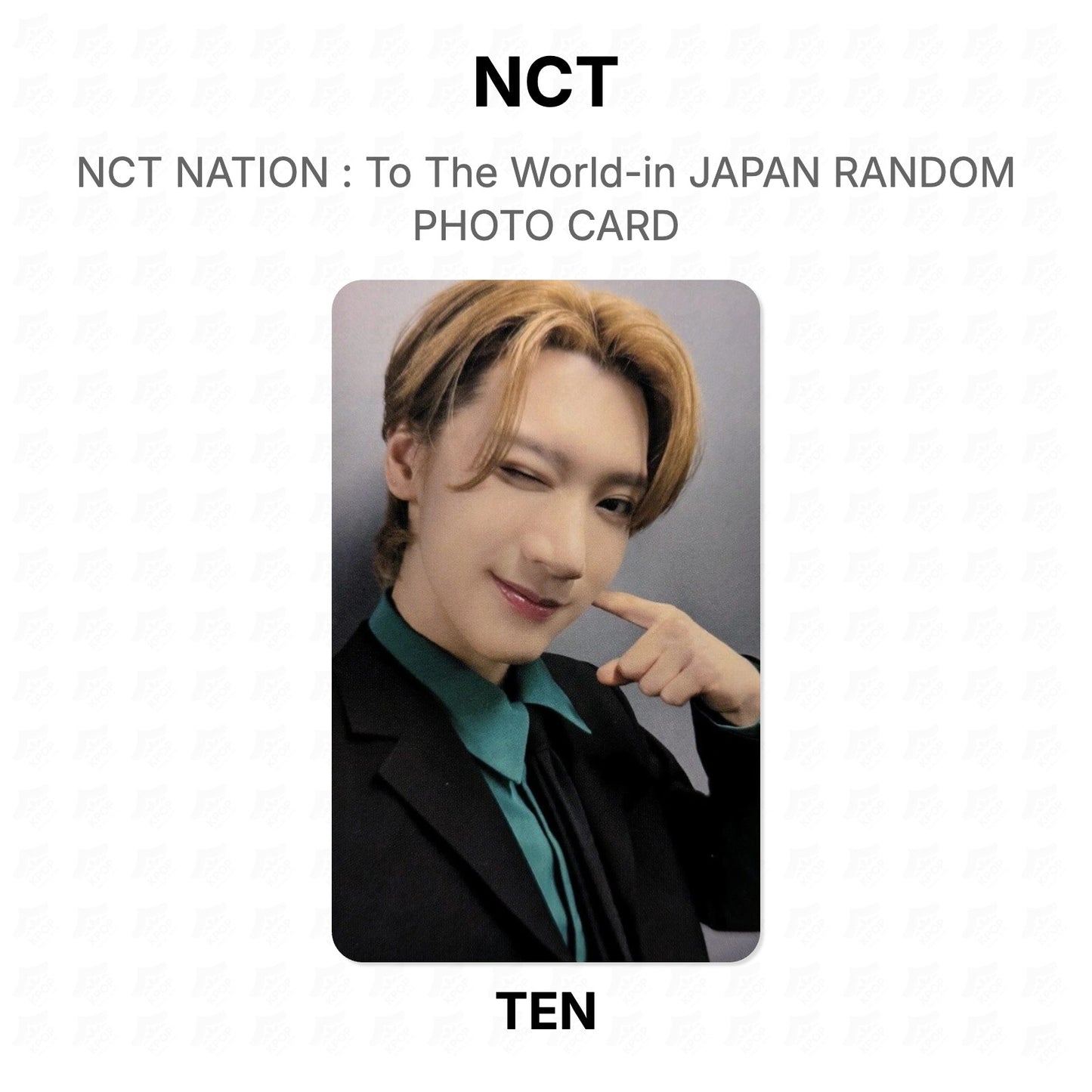 NCT NATION : To The World-in JAPAN RANDOM PHOTO CARD Official Photocard