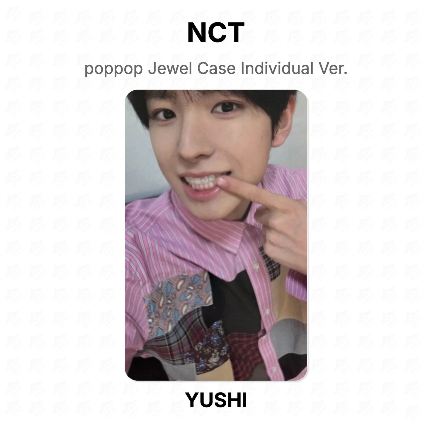 NCT poppop Jewel Case Individual Ver. Official Photocard
