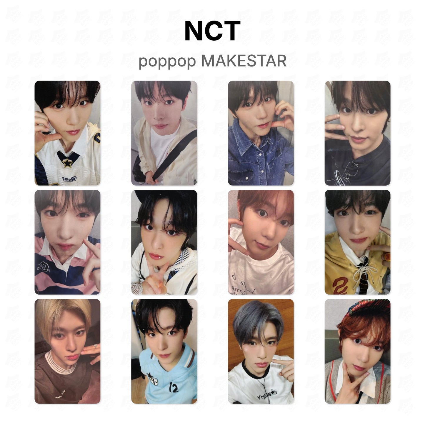 NCT poppop MAKESTAR Official Photocard