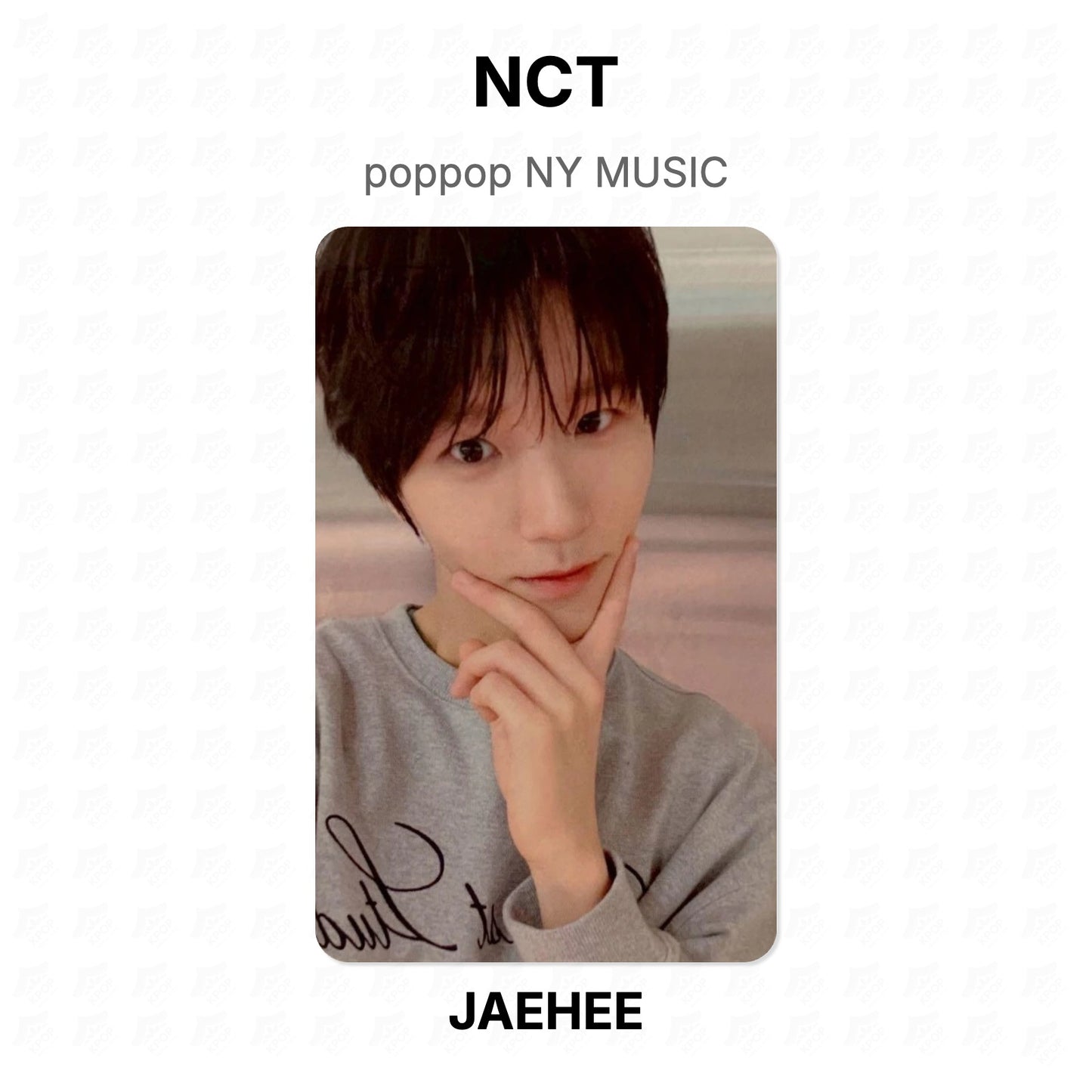 NCT poppop NY MUSIC Official Photocard