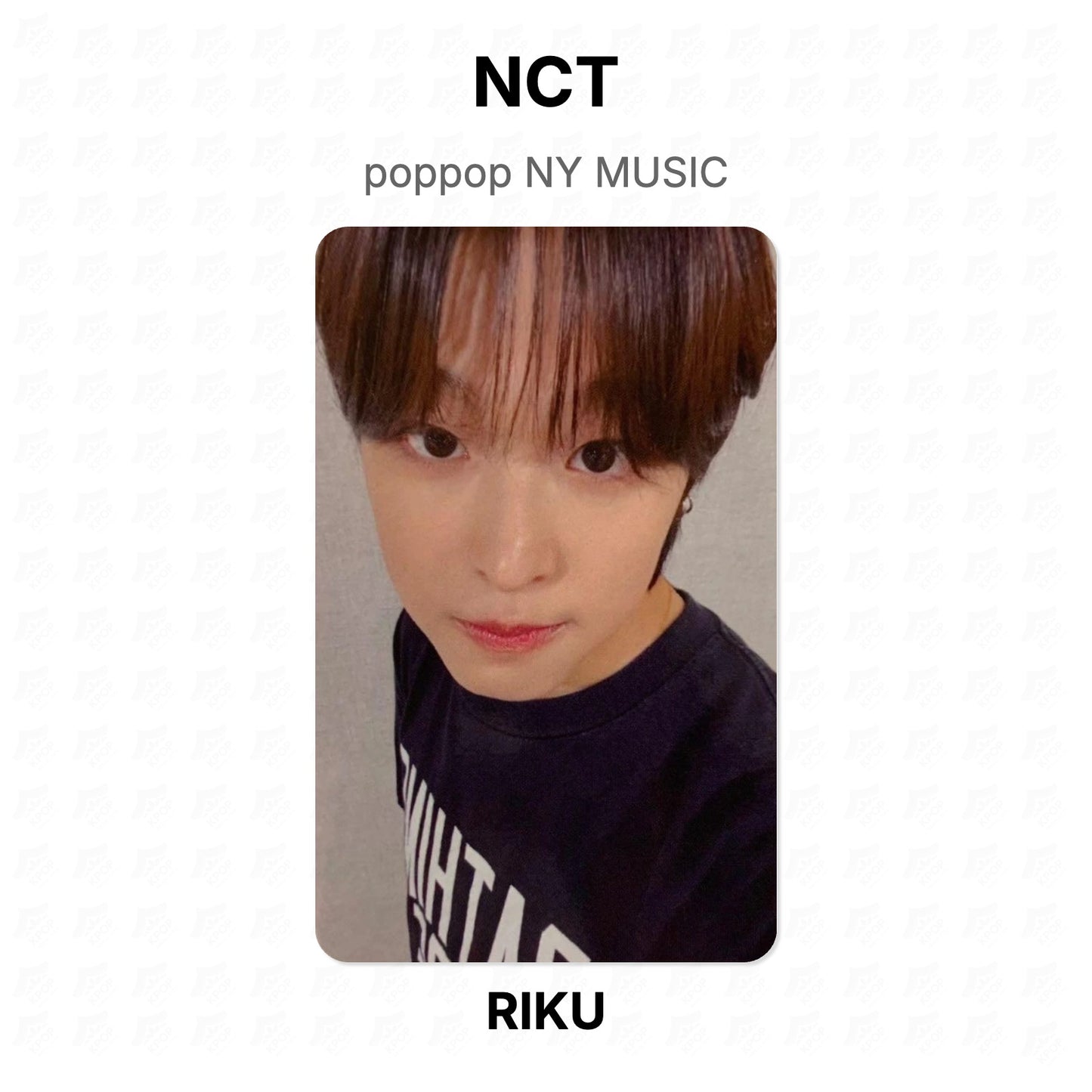 NCT poppop NY MUSIC Official Photocard