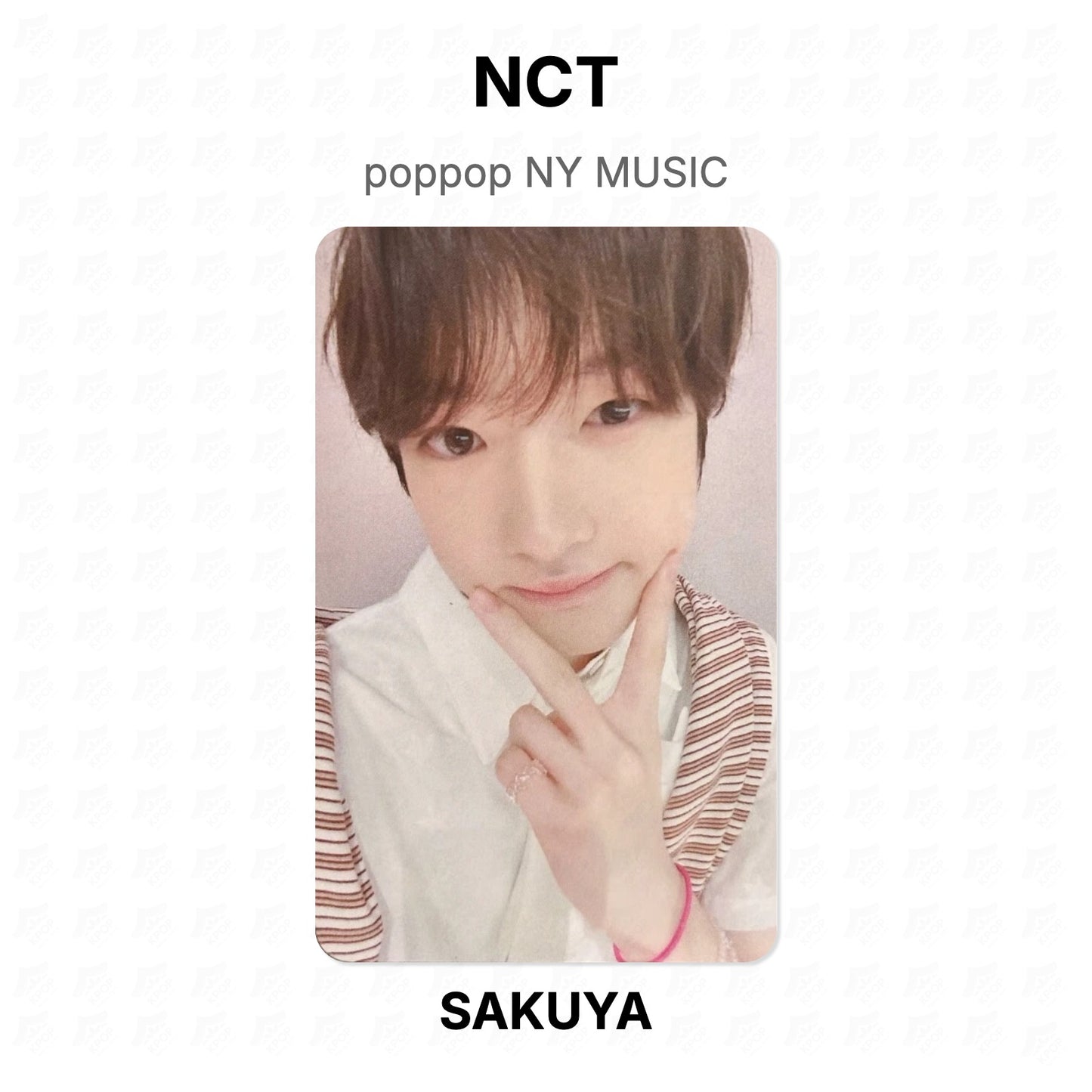 NCT poppop NY MUSIC Official Photocard