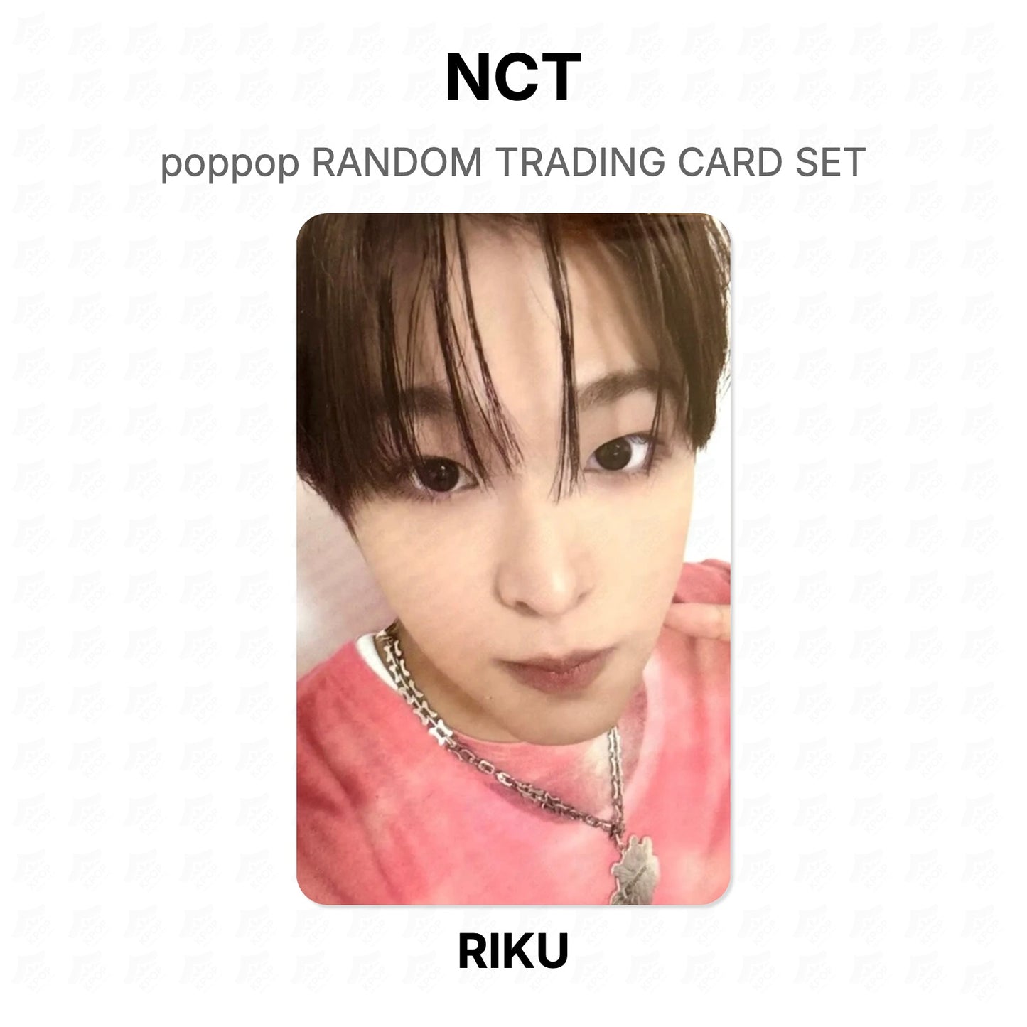 NCT poppop RANDOM TRADING CARD SET Official Photocard
