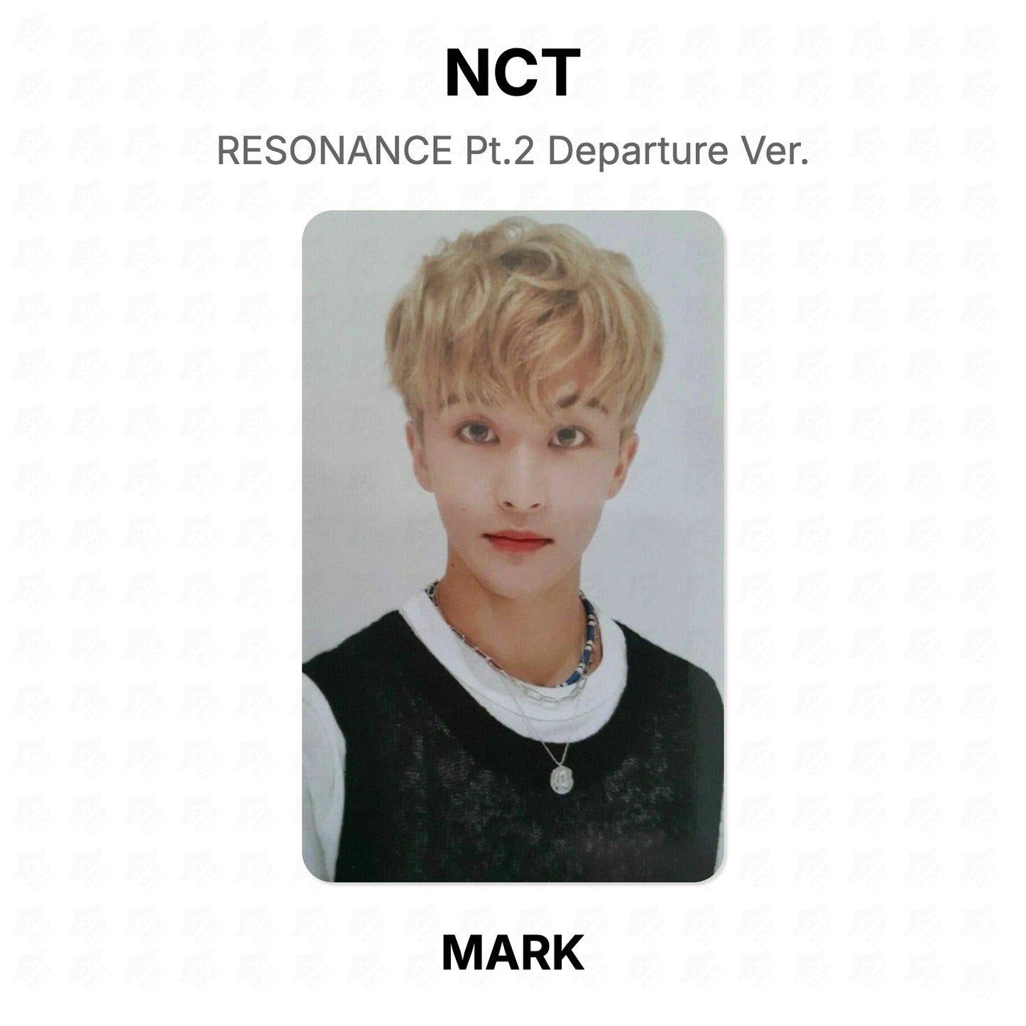 NCT RESONANCE Pt.2 Departure Ver. Official Photocard