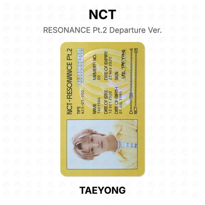 NCT RESONANCE Pt.2 Departure Ver. Official Photocard