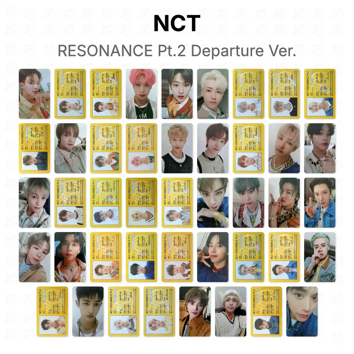 NCT RESONANCE Pt.2 Departure Ver. Official Photocard