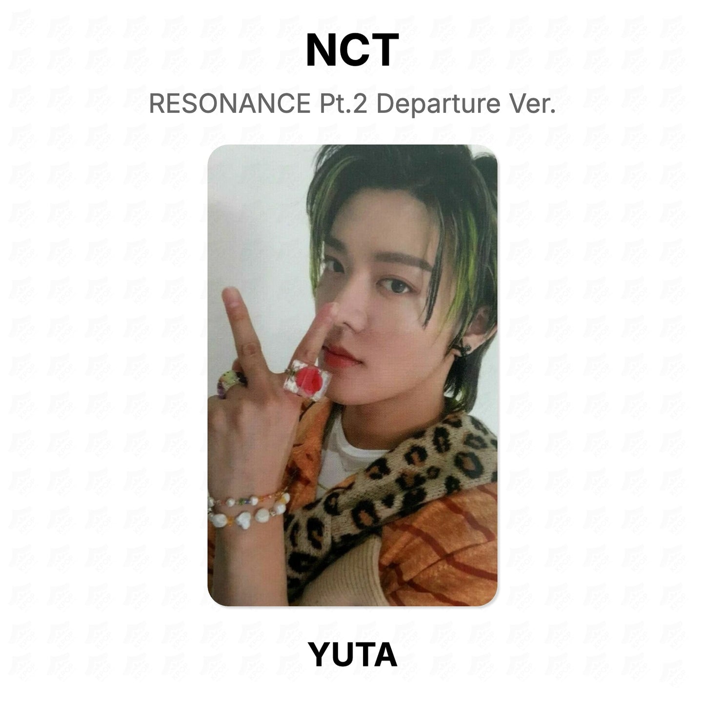NCT RESONANCE Pt.2 Departure Ver. Official Photocard