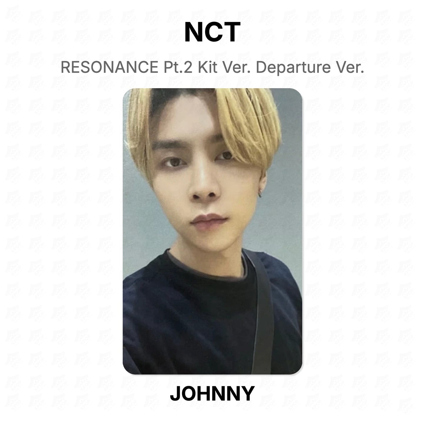 NCT RESONANCE Pt.2 Kit Ver. Departure Ver. Official Photocard