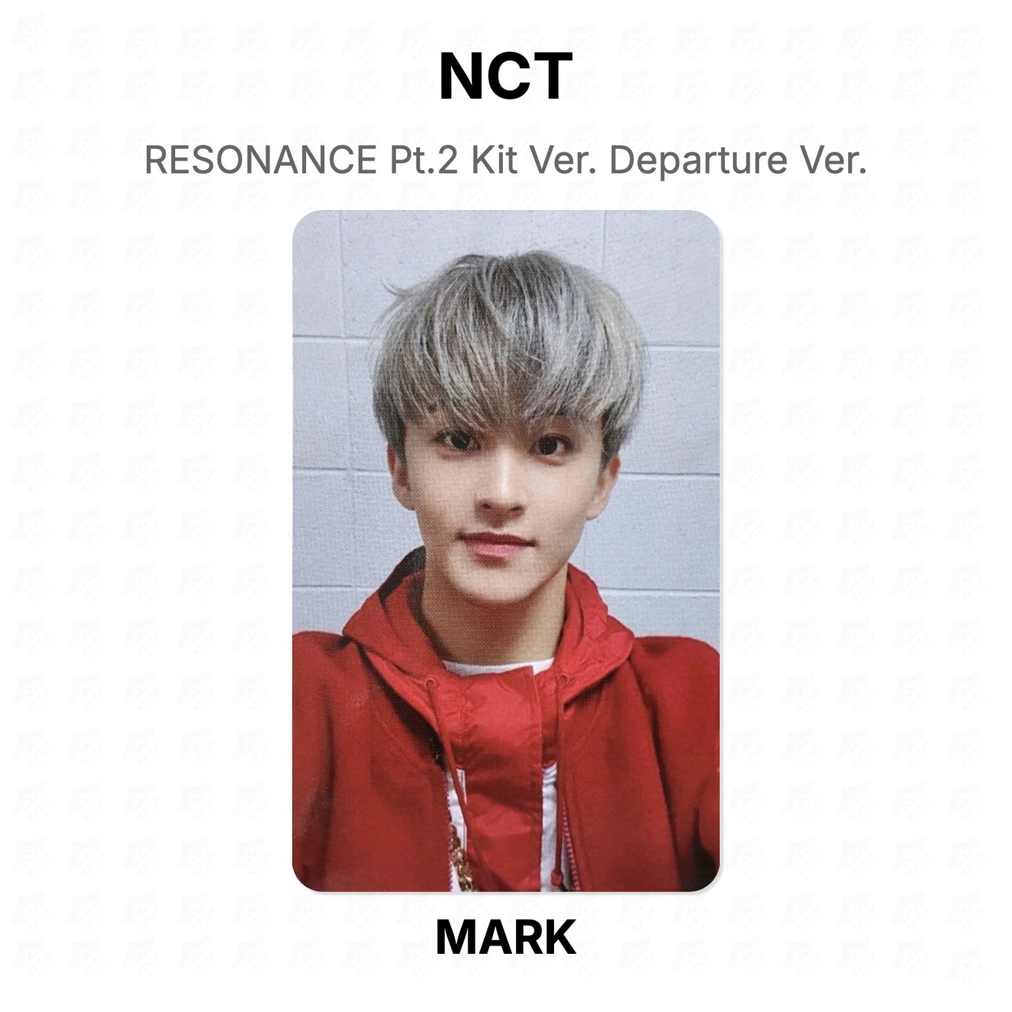 NCT RESONANCE Pt.2 Kit Ver. Departure Ver. Official Photocard