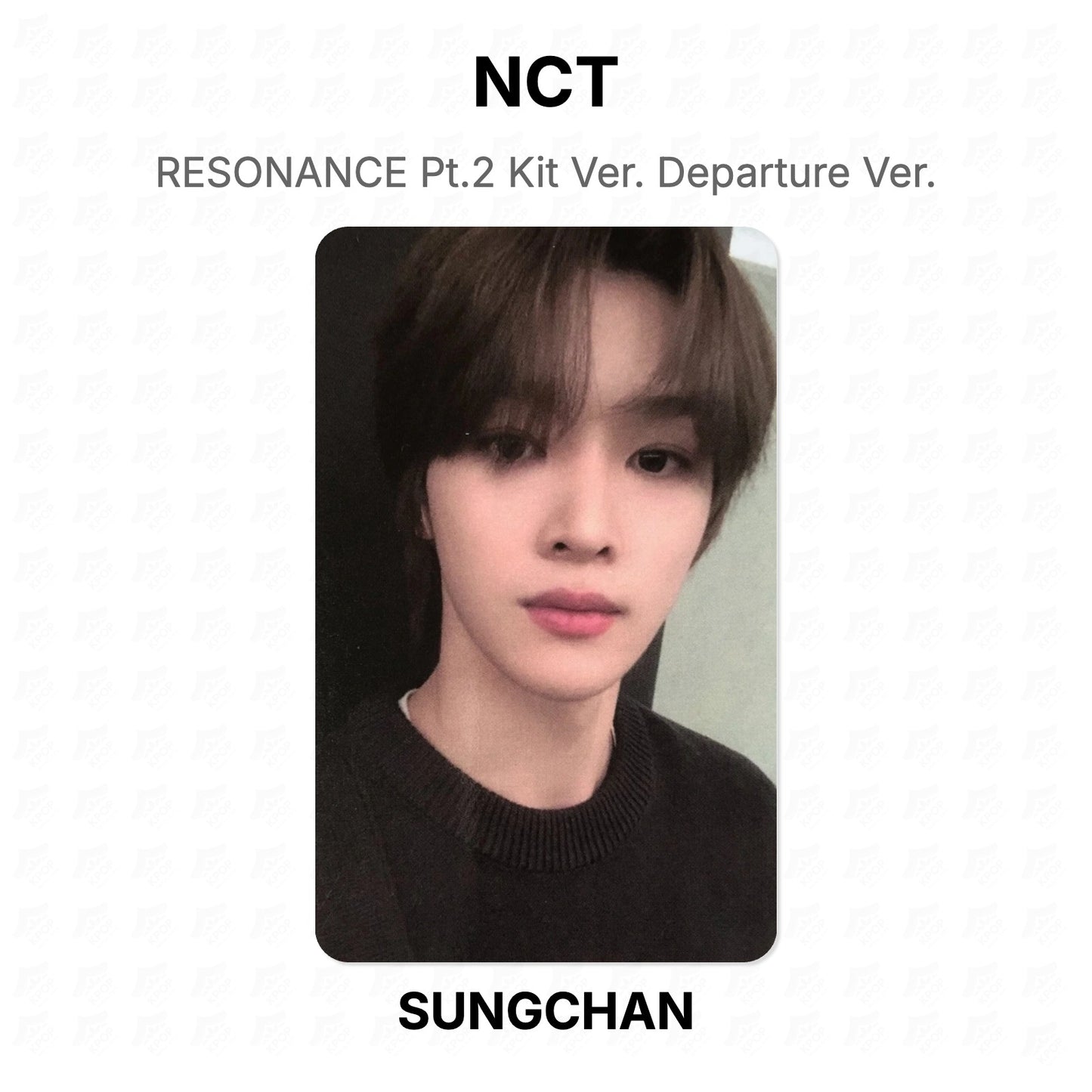 NCT RESONANCE Pt.2 Kit Ver. Departure Ver. Official Photocard