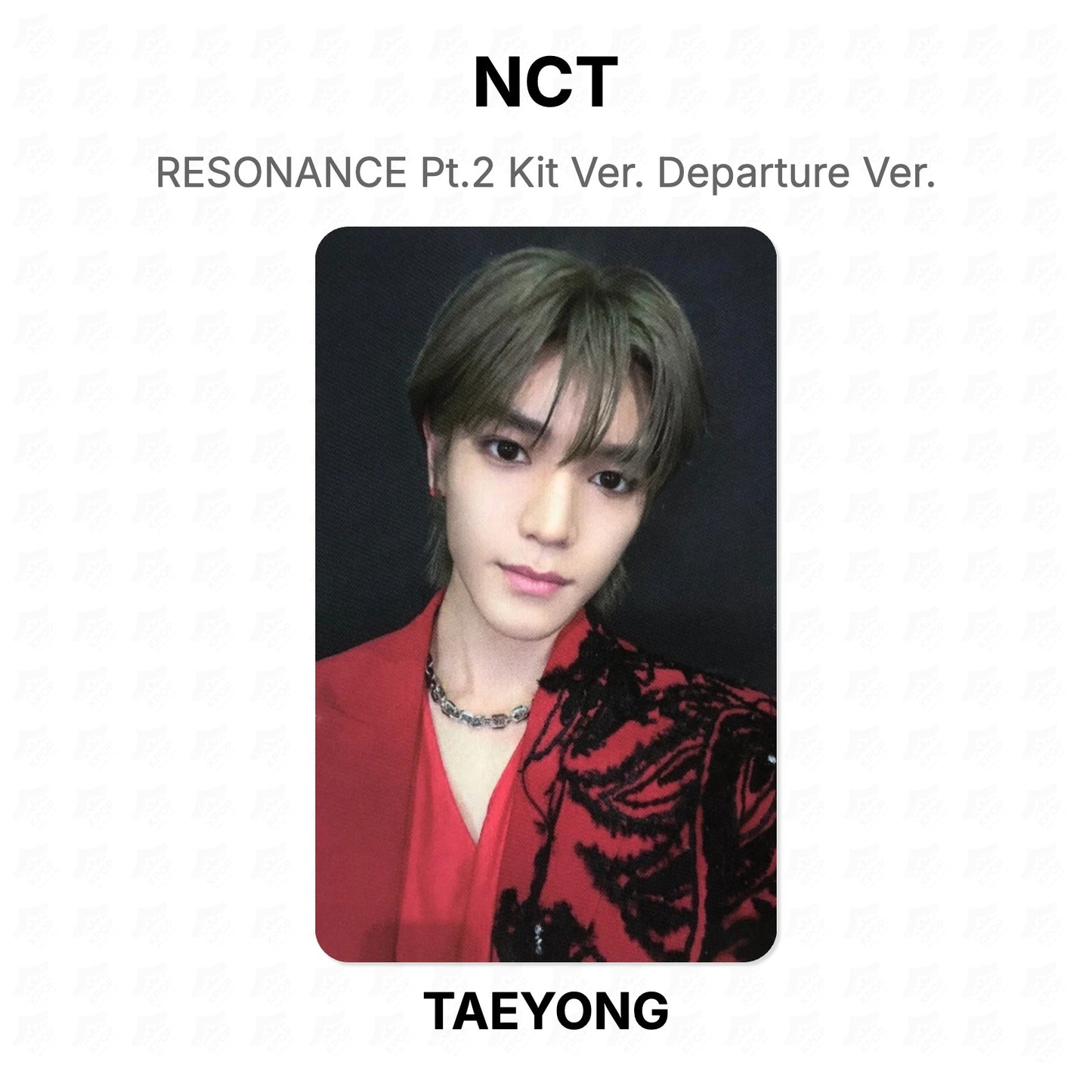 NCT RESONANCE Pt.2 Kit Ver. Departure Ver. Official Photocard