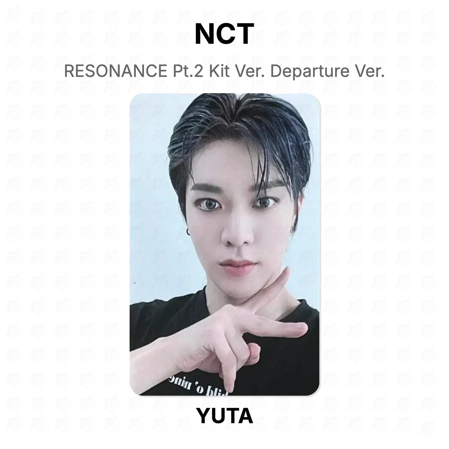NCT RESONANCE Pt.2 Kit Ver. Departure Ver. Official Photocard