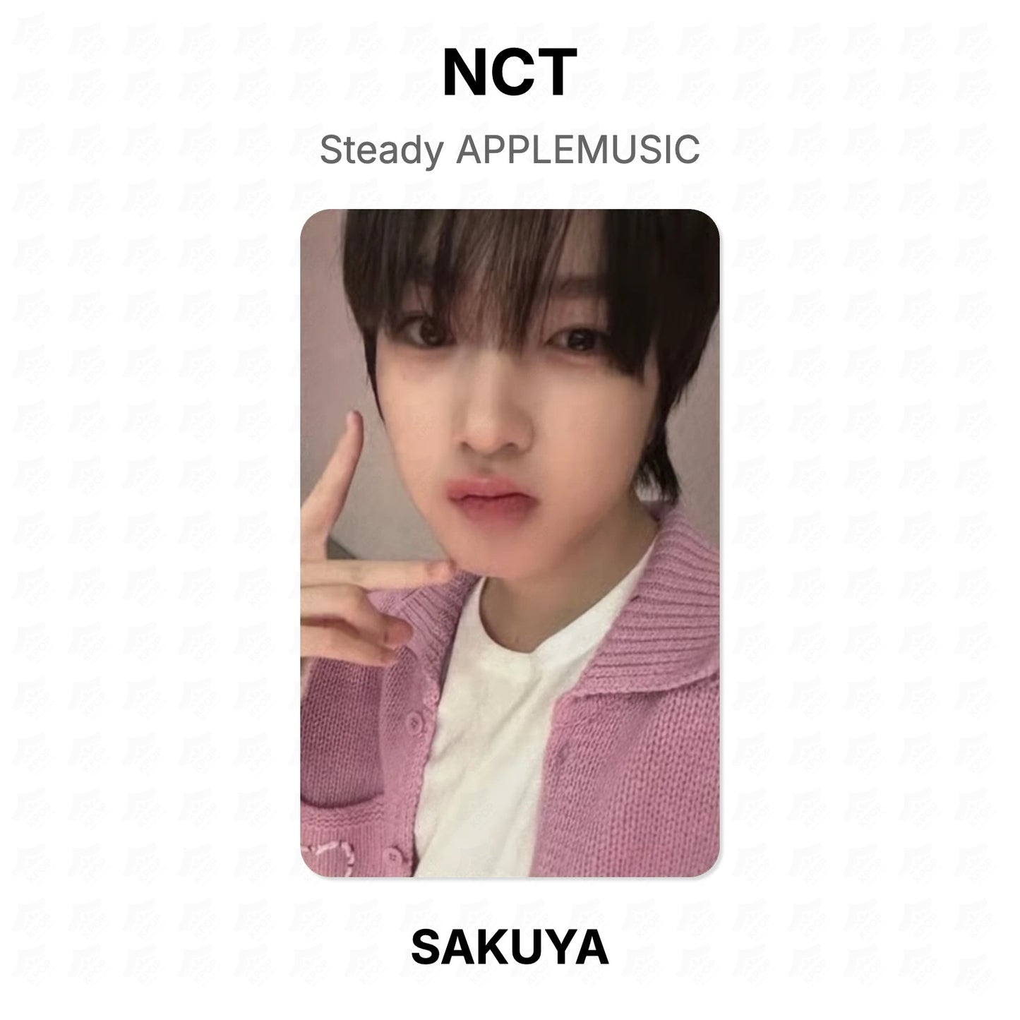 NCT Steady APPLEMUSIC Official Photocard