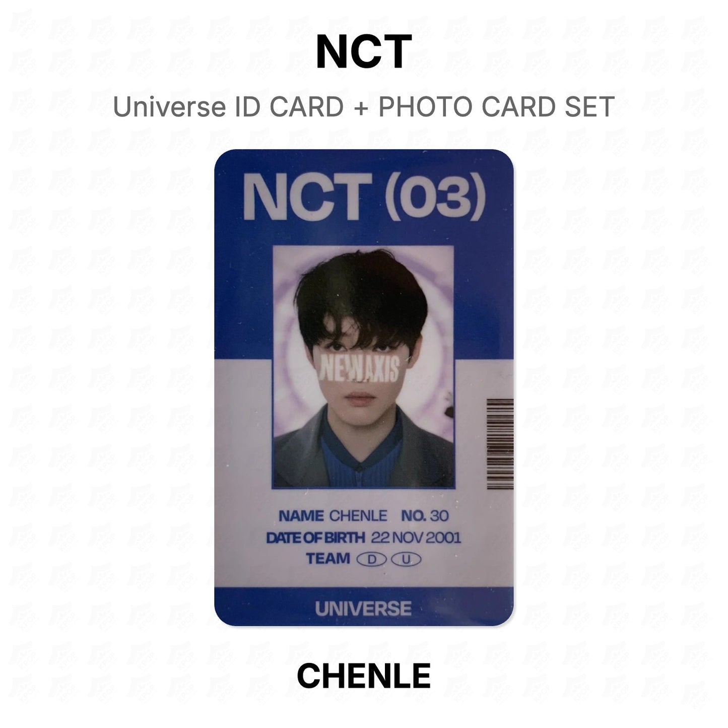 NCT Universe ID CARD + PHOTO CARD SET Official Photocard