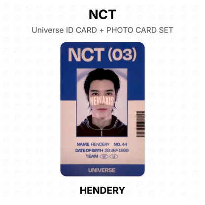 NCT Universe ID CARD + PHOTO CARD SET Official Photocard