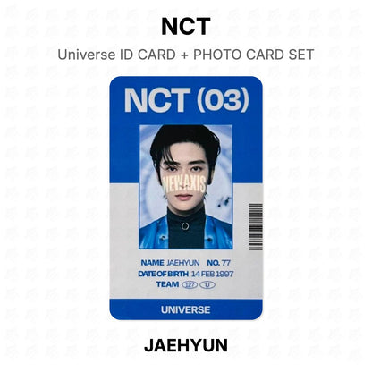 NCT Universe ID CARD + PHOTO CARD SET Official Photocard