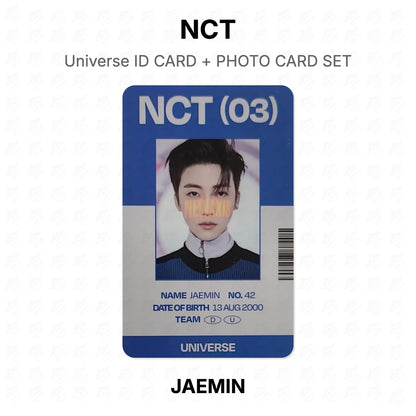 NCT Universe ID CARD + PHOTO CARD SET Official Photocard