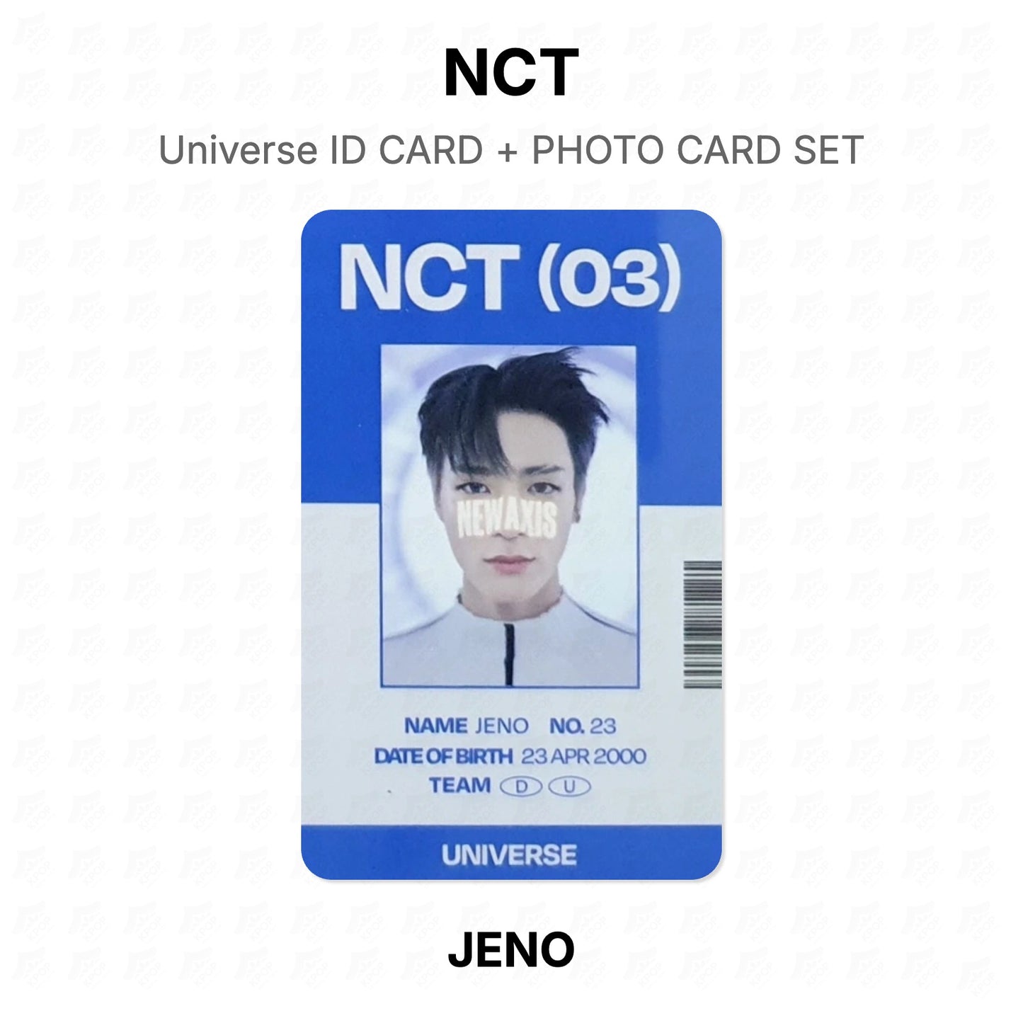 NCT Universe ID CARD + PHOTO CARD SET Official Photocard