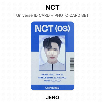NCT Universe ID CARD + PHOTO CARD SET Official Photocard