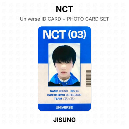 NCT Universe ID CARD + PHOTO CARD SET Official Photocard