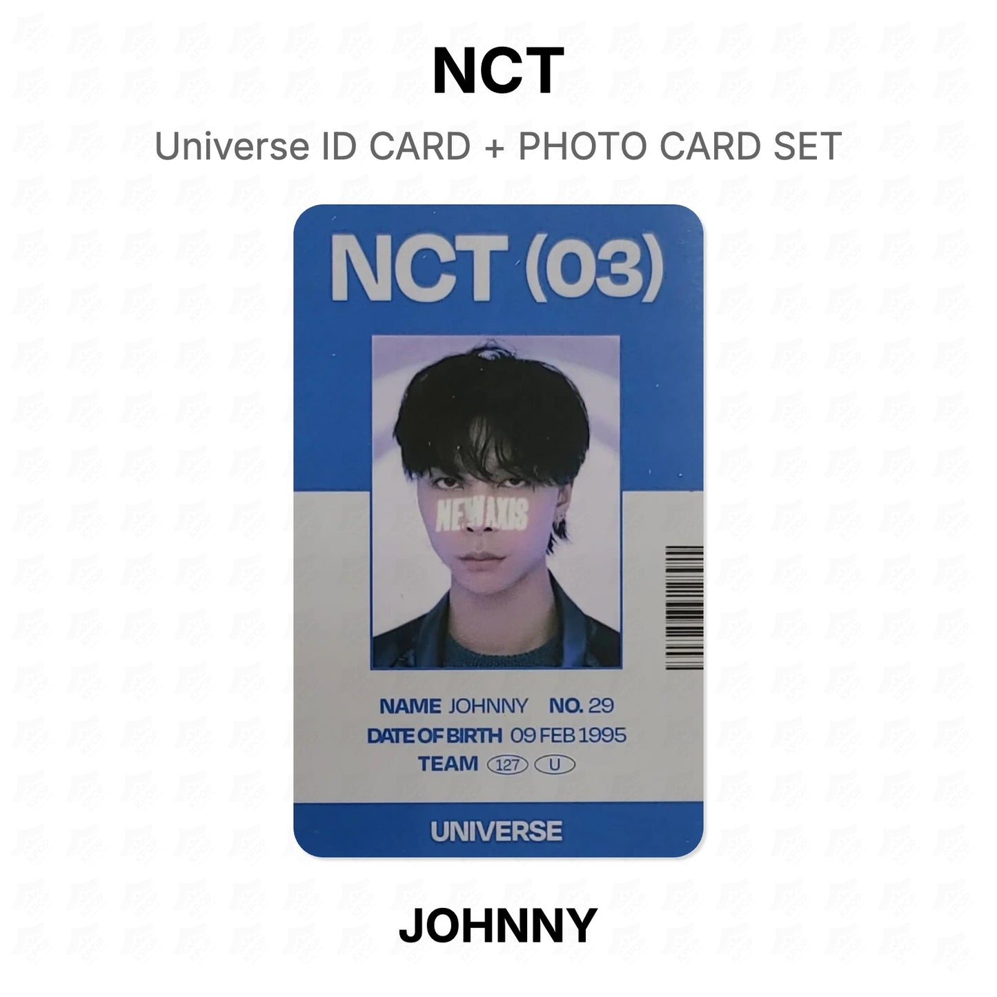 NCT Universe ID CARD + PHOTO CARD SET Official Photocard