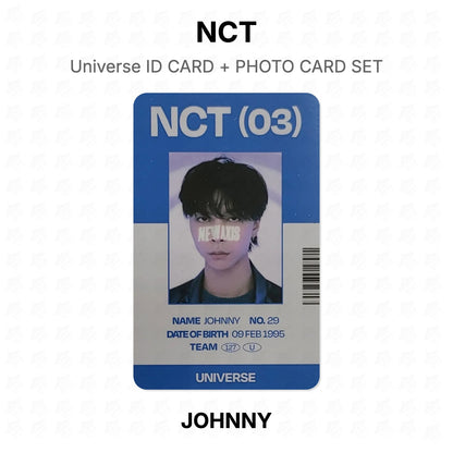 NCT Universe ID CARD + PHOTO CARD SET Official Photocard