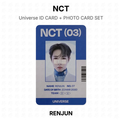 NCT Universe ID CARD + PHOTO CARD SET Official Photocard