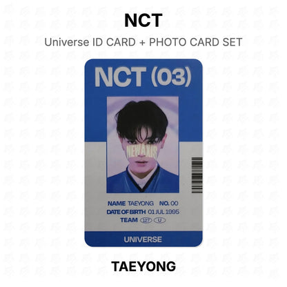 NCT Universe ID CARD + PHOTO CARD SET Official Photocard
