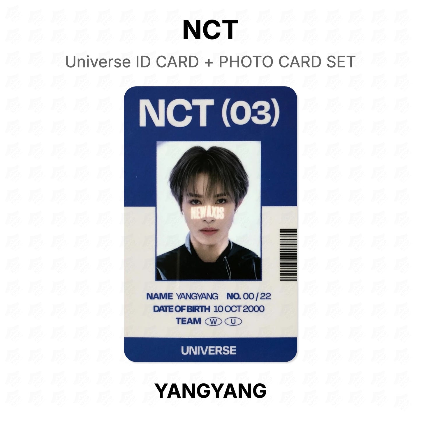NCT Universe ID CARD + PHOTO CARD SET Official Photocard
