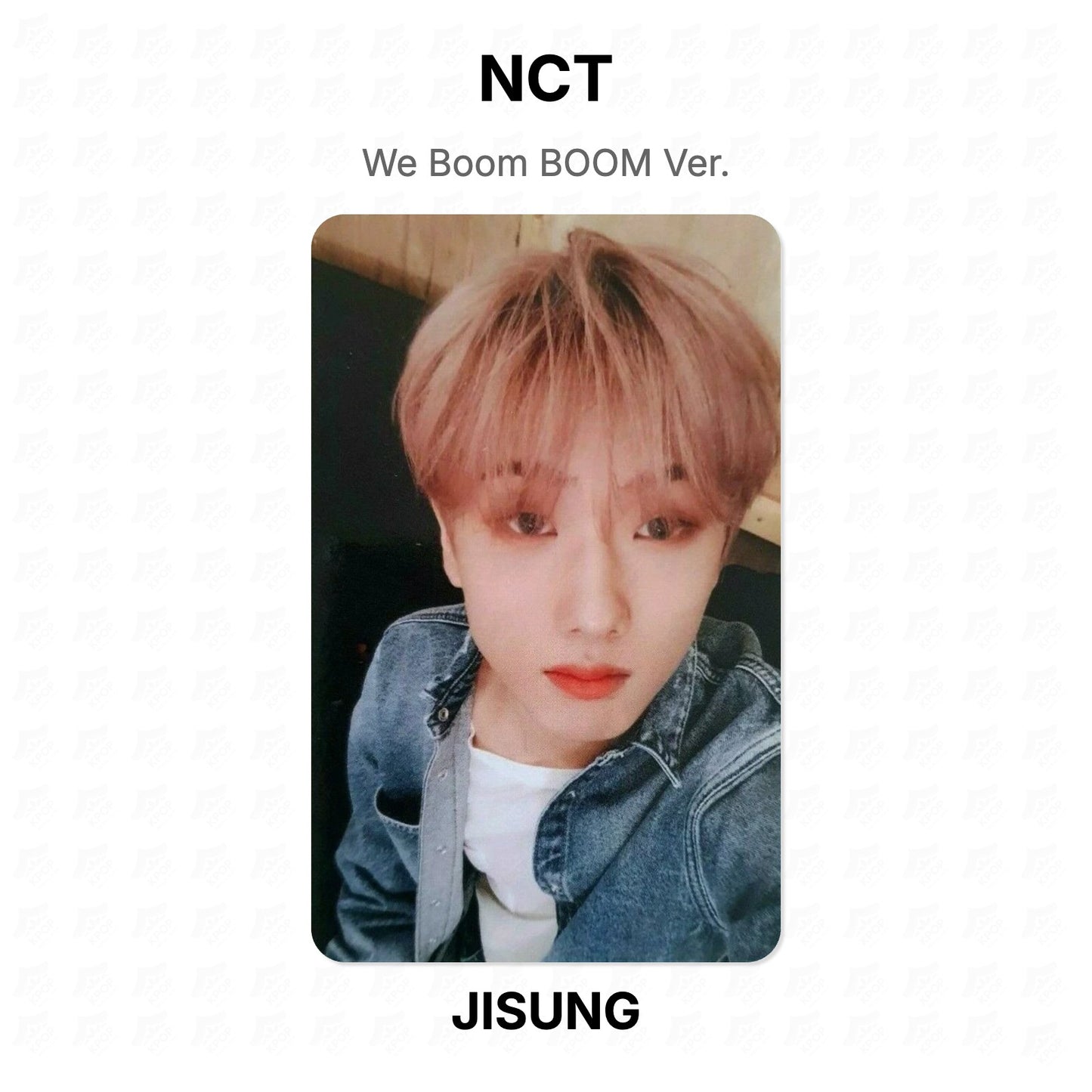 NCT We Boom BOOM Ver. Official Photocard