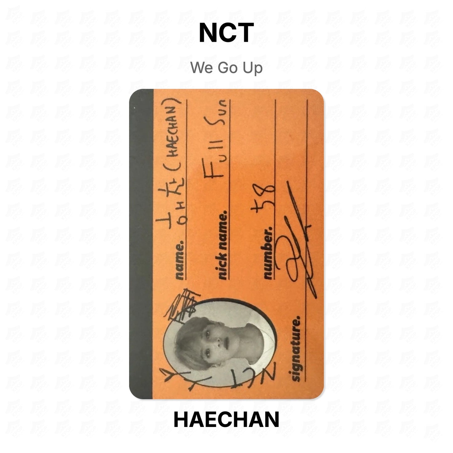 NCT We Go Up Official Photocard