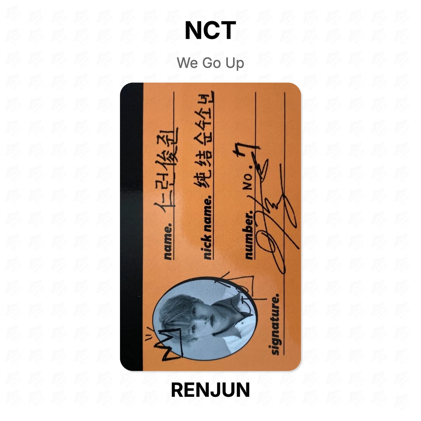 NCT We Go Up Official Photocard